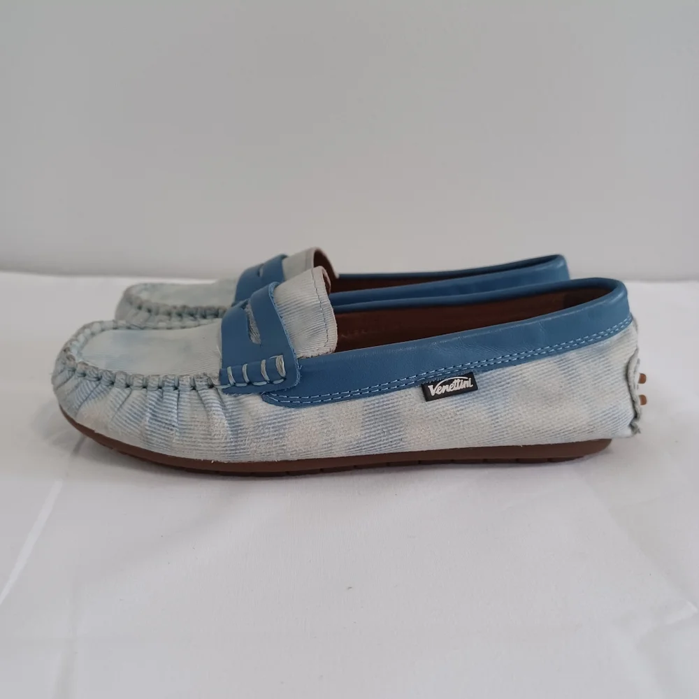 Venettini boys moccasins loafers size 12.5-Eur30 blue